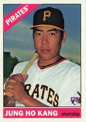 2015 Topps Heritage Base Set Jung Ho Kang #714 card