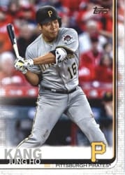 2019 Topps Base Set Jung Ho Kang #391 card