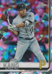 2019 Topps Chrome Sapphire Edition Base Set Jung Ho Kang #391 card