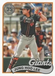 2024 Topps 1989 Topps Baseball 35th Anniversary (Series 2) Jung Hoo Lee #89B2-40 card