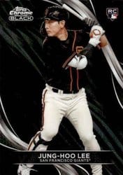 2024 Topps Chrome Black Base Set Jung-Hoo Lee #61 card