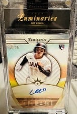 2024 Topps Luminaries Hit Kings Autographs Jung Hoo Lee #HK-JL card