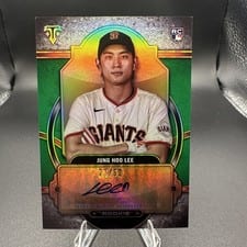 2024 Topps Triple Threads Rookie Autograph Jung Hoo Lee #RA-LEE card