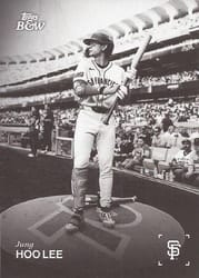 2025 Topps Black & White Base Set Jung Hoo Lee #44 card