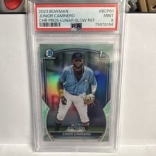 2023 Bowman Chrome Prospects Junior Caminero #BCP-61 card