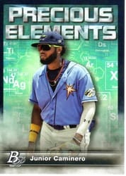 2023 Bowman Platinum Precious Elements Junior Caminero #PE-2 card