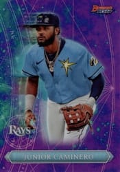 2023 Bowman's Best Astral Projections Junior Caminero #AP-27 card