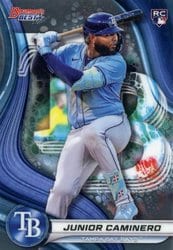 2024 Bowman's Best Base Set Junior Caminero #62 card
