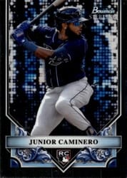2024 Bowman Sterling Base Set Junior Caminero #BSR-13 card