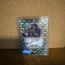 2024 Bowman Sterling Tek Autographs Junior Caminero #STA-JC card