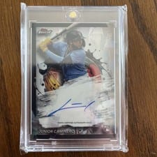 2024 Finest Autographs Junior Caminero #FA-JCA card