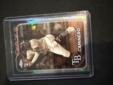 2024 Topps Chrome Junior Caminero Refractor #213 card