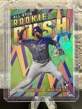 2024 Topps Chrome Chrome All Etch Rookie Rush Junior Caminero #CERR-12 card