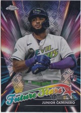 2024 Topps Chrome Logofractor Edition Future Stars Junior Caminero #FSLE-5 card