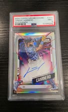 2024 Topps Cosmic Chrome Autographs Junior Caminero #CCA-JCA card