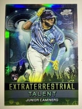 2024 Topps Cosmic Chrome Extraterrestrial Talent Junior Caminero #ET-1 card