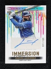 2024 Topps Inception Immersion Autographs Junior Caminero #IA-JC card