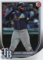 2025 Bowman Base Set Junior Caminero #13 card