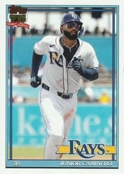 2026 Topps 1991 Topps Junior Caminero #T91-62 card