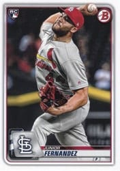 2020 Bowman Base Set Junior Fernandez #39 card