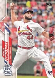 2020 Topps Base Set Junior Fernandez #615 card