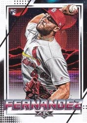 2020 Topps Fire Base Set Junior Fernandez #77 card
