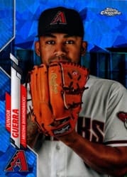 2020 Topps Chrome Update Sapphire Edition Base Set Junior Guerra #U-81 card