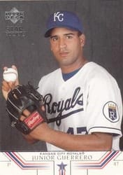2002 Upper Deck Base Set Junior Guerrero #42 card