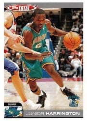 2004-05 Topps Total Base Set Junior Harrington #299 card