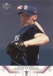 2002 Upper Deck Base Set Junior Herndon #48 card