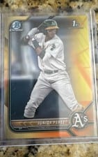 2022 Bowman Chrome Prospects Junior Perez #BCP-180 card