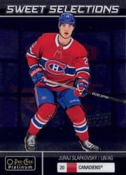 2022-23 O-Pee-Chee Platinum Sweet Selections Juraj Slafkovsky #SS-6 card