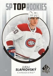2022-23 SP Authentic Top Rookies Juraj Slafkovsky #TR-27 card