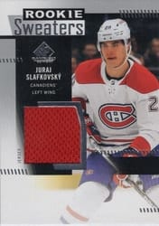 2022-23 SP Game Used Rookie Sweaters Juraj Slafkovsky #RS-JS card