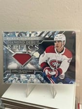 2022-23 Upper Deck Black Diamond Diamond Debut Relics Juraj Slafkovsky #DD-JS card