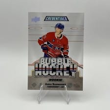 2022-23 Upper Deck Credentials Bubble Hockey Rookies Juraj Slafkovsky #BHR-SL card