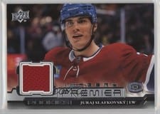 2022-23 Upper Deck Premier Premier Dynamic Imagery Rookies Jersey Juraj Slafkovsky #PDJR-SL card