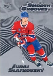 2022-23 Upper Deck Smooth Grooves Juraj Slafkovsky #SG22 card
