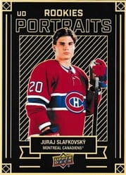 2022-23 Upper Deck UD Portraits Juraj Slafkovsky #P-74 card