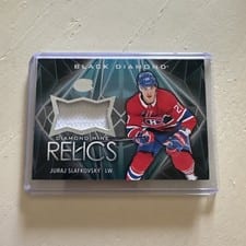 2024-25 Upper Deck Black Diamond Diamond Mine Relics Juraj Slafkovsky #DMR-JS card