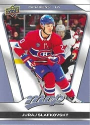 2025-26 Upper Deck MVP Base Set Juraj Slafkovsky #52 card