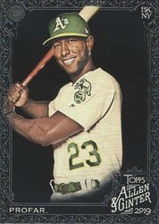 2019 Topps Allen & Ginter X Base Set Jurickson Profar #223 card