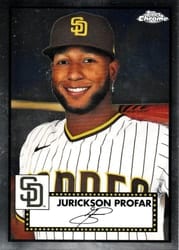 2021 Topps Chrome Platinum Anniversary Base Set Jurickson Profar #317 card