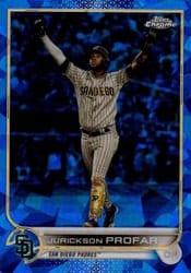 2022 Topps Chrome Update Sapphire Edition Base Set Jurickson Profar #US69 card