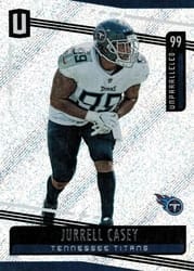 2019 Panini Unparalleled Base Set Jurrell Casey #61 card