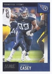 2020 Score Base Set Jurrell Casey #120 card