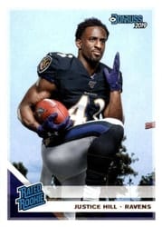 2019 Donruss Base Set Justice Hill #333 card