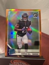 2019 Donruss Optic Justice Hill #183 card