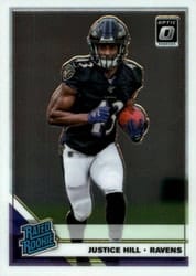 2019 Donruss Optic Base Set Justice Hill #183 card