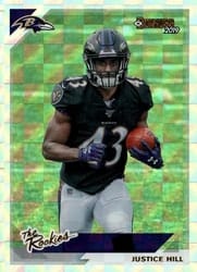 2019 Donruss The Rookies Justice Hill #TR-33 card